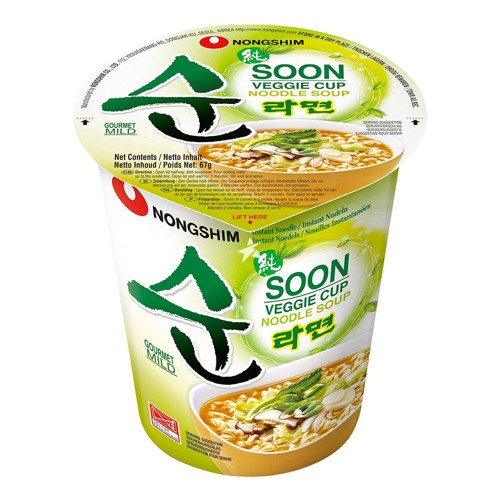 Nongshim Soon Gemüse Instant-Nudeln 65g
