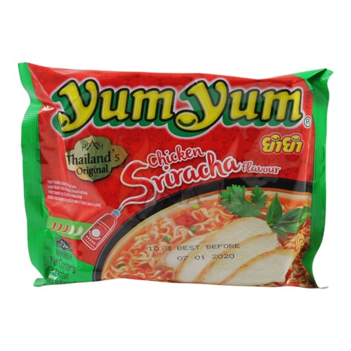 YumYum Sriracha Huhn Instant Nudeln 60g