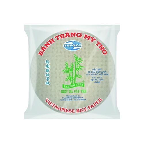 Bamboo Tree rundes Reispapier für vietnamesische Frühlingsrollen 340g