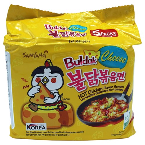 Samyang Hot Chicken Ramen Cheese 5 x 140g