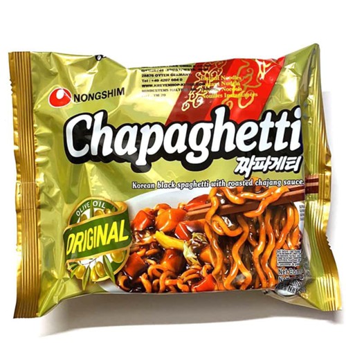 Nongshim Chapaghetti Koreanische Schwarze Spaghetti 140g