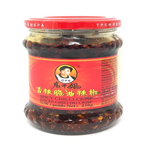 Lao Gan Ma Crispy Chiliöl a 210g