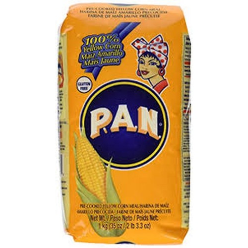 Pan vorgekochtes gelbes Maismehl 1000g