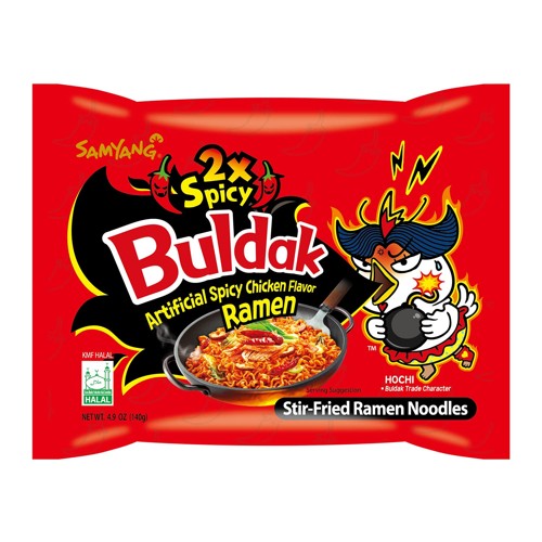 Samyang Buldak 2xSpicy Hot Chicken Ramen 5 x 140g
