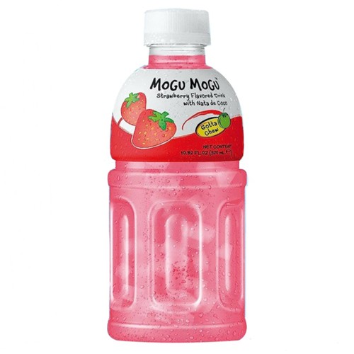 Mogu Mogu Erdbeere mit Nata De Coco 0.32l (EINWEG)
