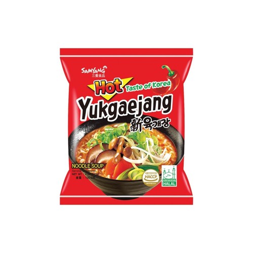 Samyang Yukgaejang scharfe Instant-Nudelsuppe 120g