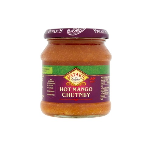 Patak's Hot scharfes Mango Chutney 340g