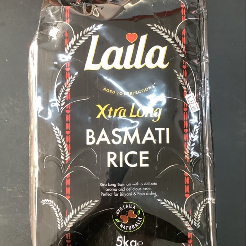 Laila Extra Langkörniger Basmati Reis 5000g