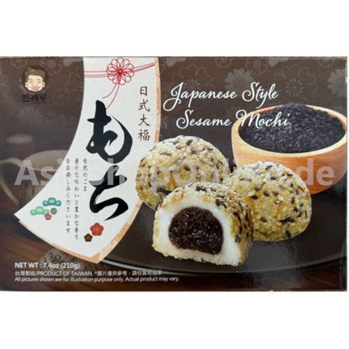 Szushenpo Mochi schwarzer Sesam 210g