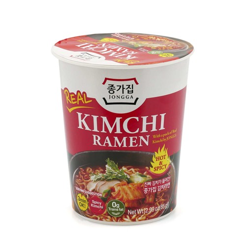 Jongga Kimchi Ramen Instantnudeln Hot & Spicy 85g