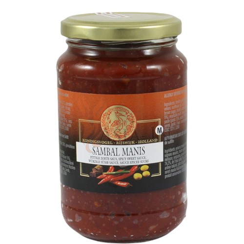 Koningsvogel Sambal Manis 375g