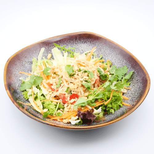 Grüner Papaya Salat (pescetarisch, leicht scharf)
