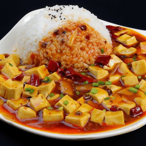 Mapo-Tofu Szechuan Art (vegan, scharf)