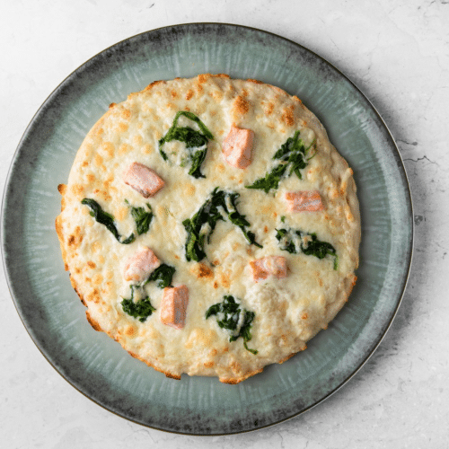 Lachs Pizza