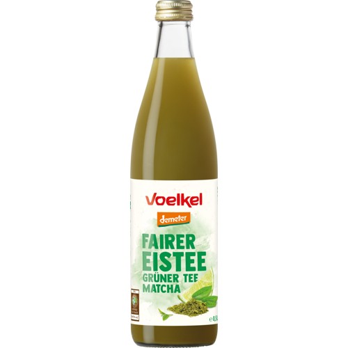 Voelkel Fairer Eistee Grüner Tee Matcha 0.5l (MEHRWEG)