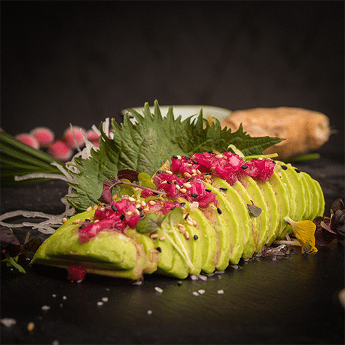 Avocado Ceviche Sashimi