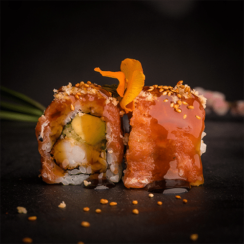 Gamba Tuna Tatar Topping Roll