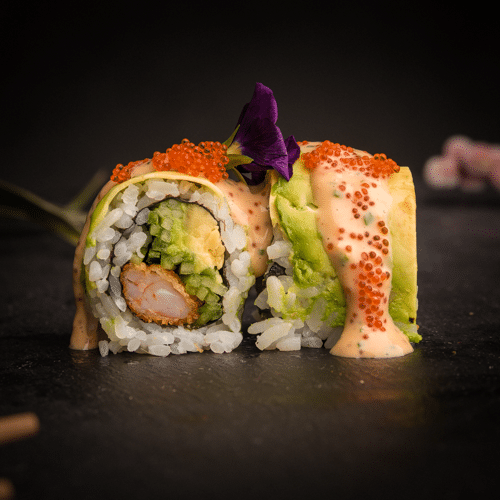 Gamba Avocado Topping Roll