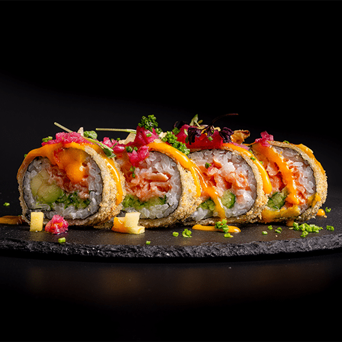 Crispy Mango Lachs Roll