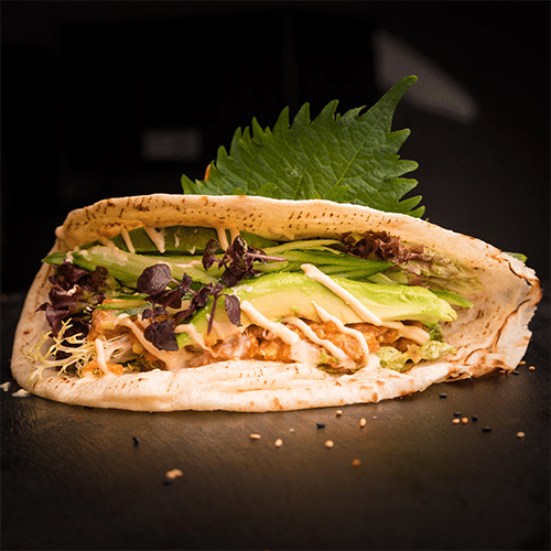 Lachs Avocado Taco (1 Stück)