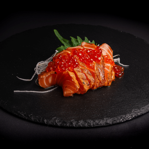 Lachs Tataki Kaviar (6-7 Stück)