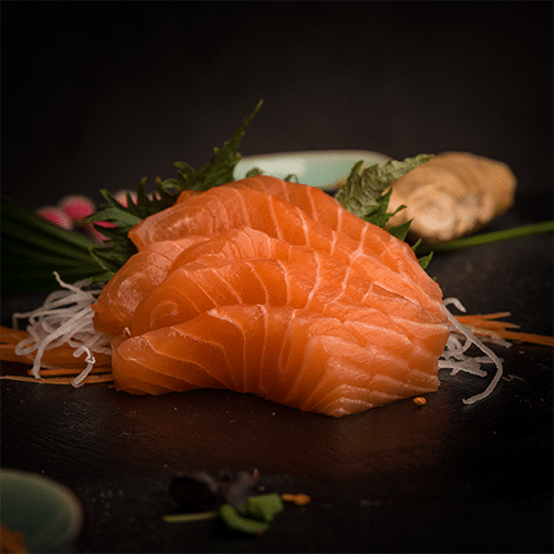 Premium Färöer Lachs Sashimi (7 Stück)