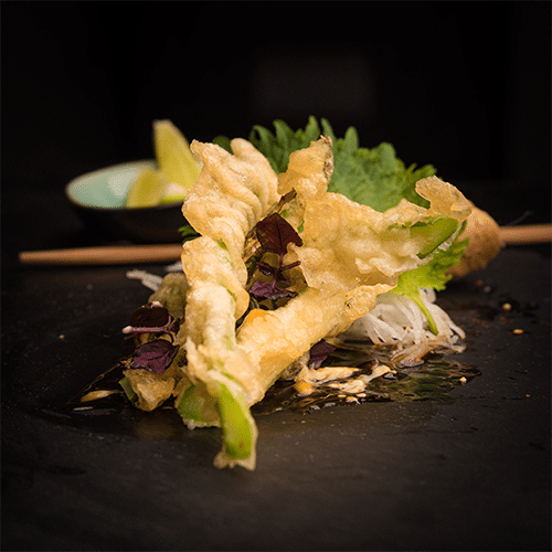 Tempura Spargel (6 Stück)