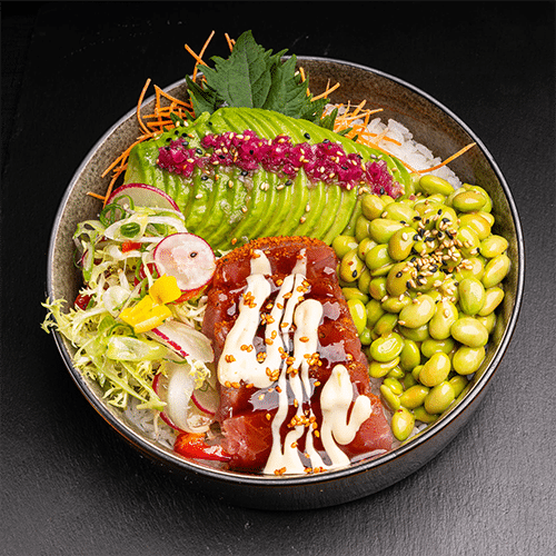 Yellowfin Tuna Teriyaki Bowl