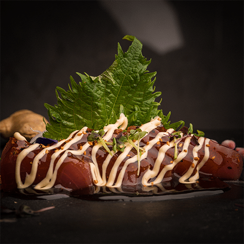 Yellowfin Tuna Teriyaki Sashimi (6 Stück)
