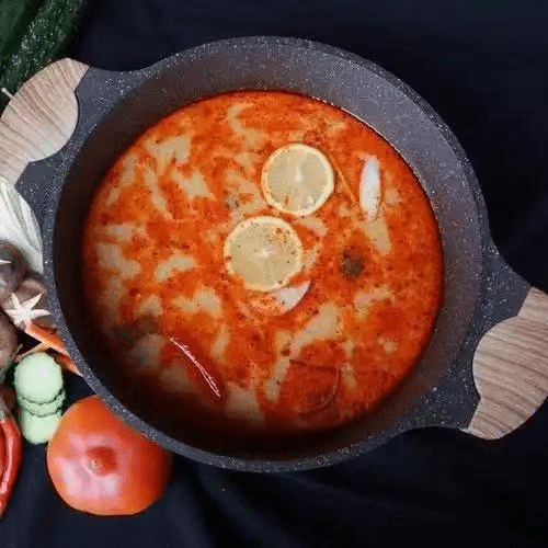 4.Thai Tom Yum Brühe (leicht scharf)