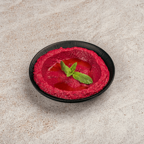 Rote Beete mit Fladenbrot (vegan)