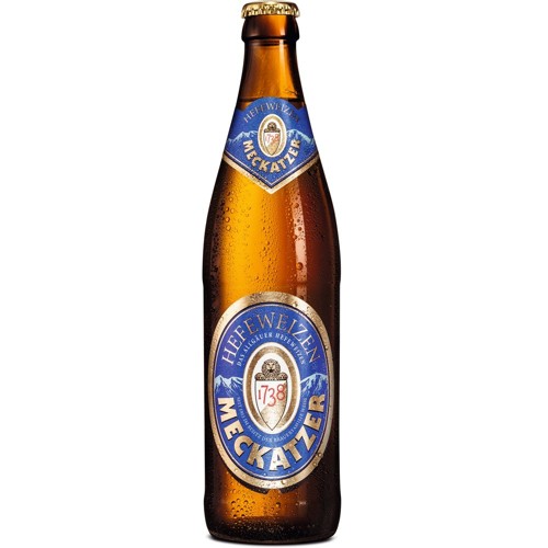 Meckatzer Hefeweizen 0.5l (MEHRWEG)