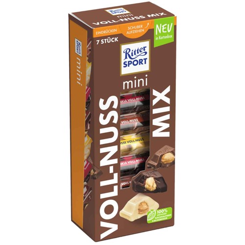 Ritter Sport mini Voll-Nuss Mix 7er 150g