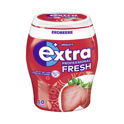Wrigleys Kaugummi Extra Professional Fresh Erdbeere 50er 70g