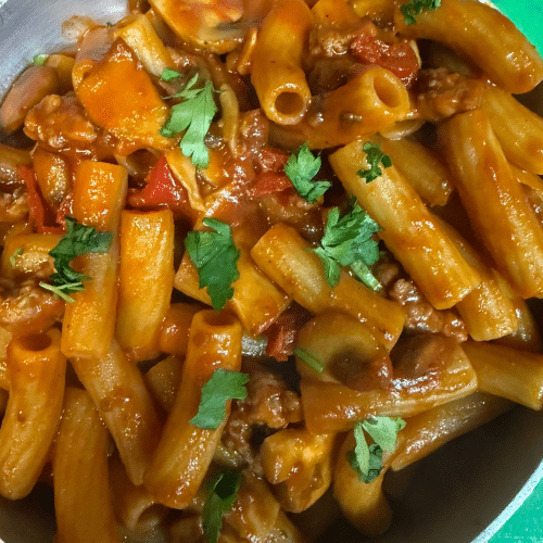 Rigatoni con Salsiccia