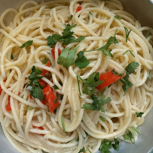 Spaghetti Aglio, Olio e Peperoncino (scharf)