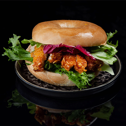 Bagel mit Crispy Chicken