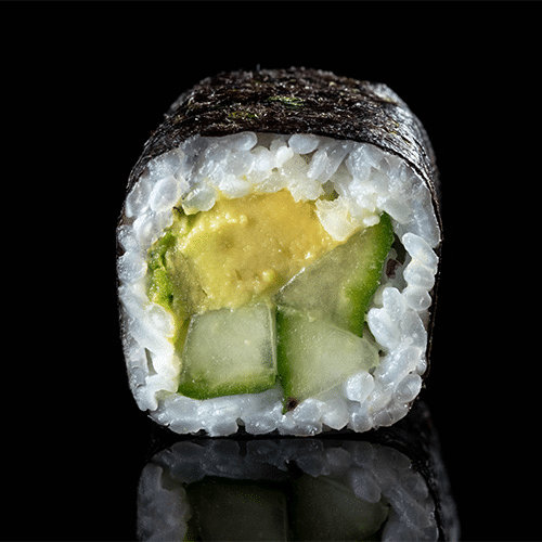 Gurke-Avocado Maki (vegan)