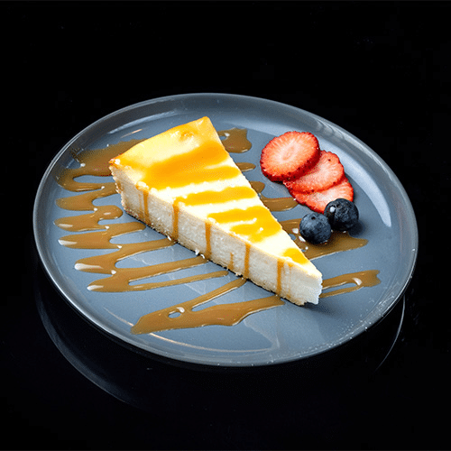 Käsekuchen mit Karamell