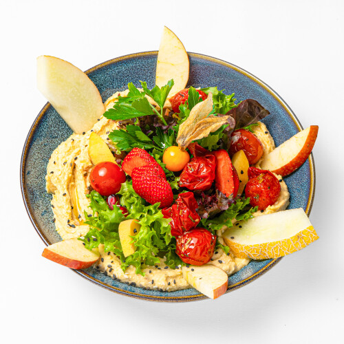 Vegane Hummus Platte