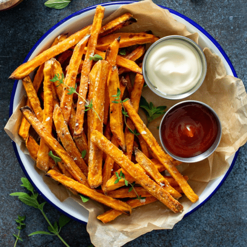 Süßkartoffelpommes