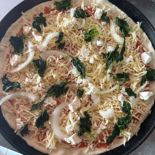 Pizza Grün