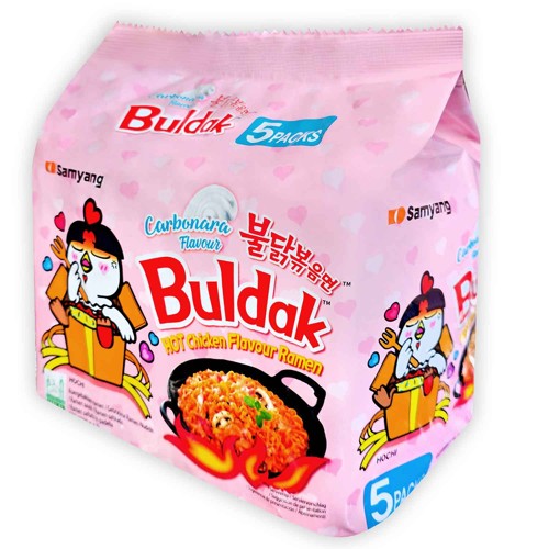 Buldak Ramen Hot Chicken Carbonara 130g