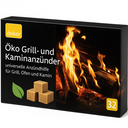 Dekor Öko Grill- und Kaminanzünder 32 Stück