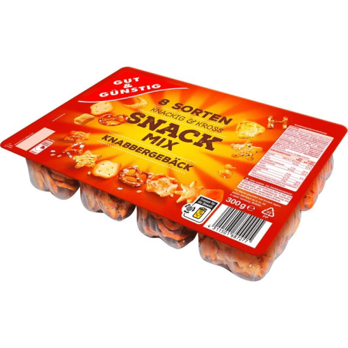 Gut & Günstig Snack-Mix Laugengebäck 300g
