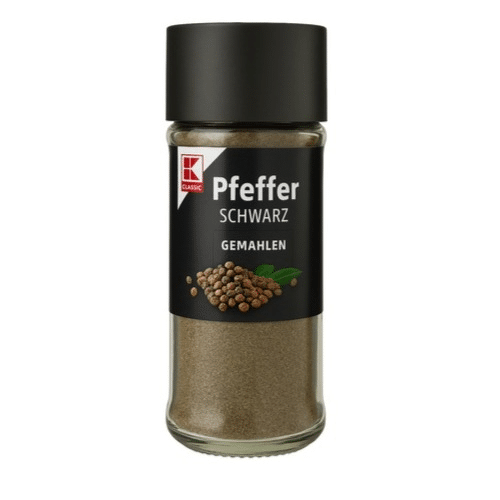 K Classic Pfeffer schwarz gemahlen 50g
