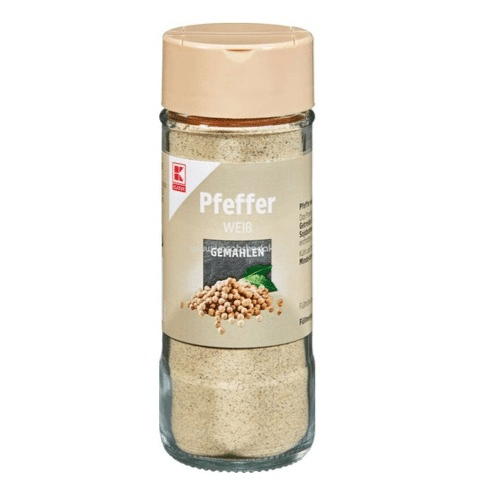 K Classic pfeffer weiß gemahlen 50g
