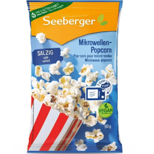 Seeberger Mikrowellen-Popcorn salzig 90g