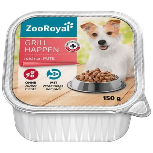 Zooroyal Grill-Happen Rind mit Karottenwürfeln 150g