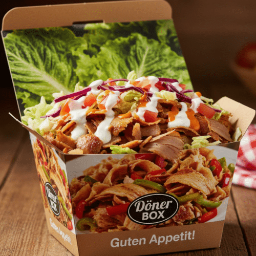 Dönerbox mit Salat